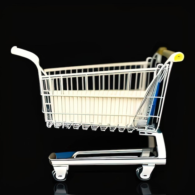 Illustration Trade promotions discounts clearance shopping shopping cart