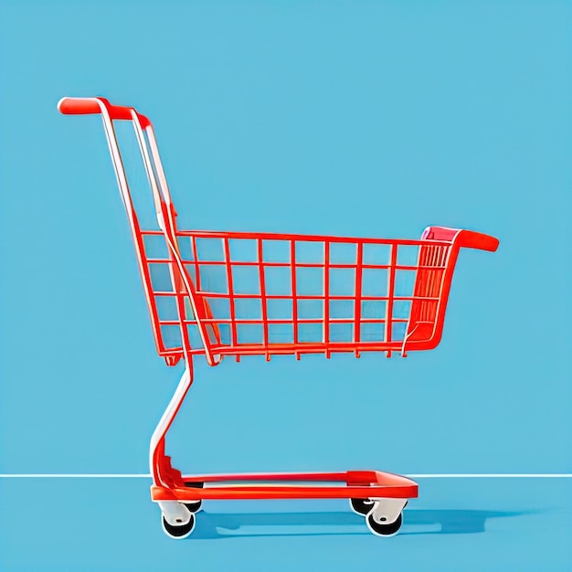 Illustration trade promotions discounts clearance shopping shopping cart