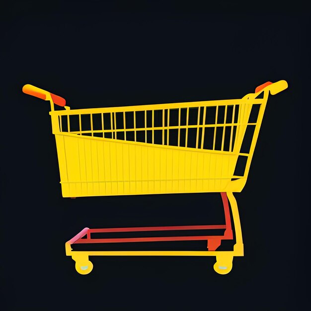 Illustration Trade promotions discounts clearance shopping shopping cart