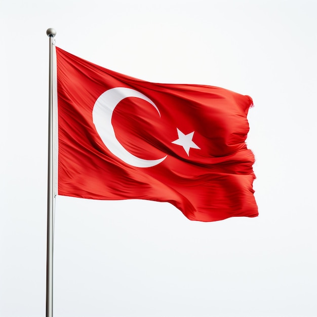 Photo an illustration of turkish flag