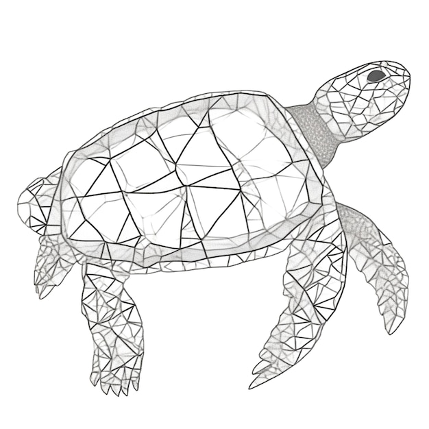 Photo illustration of turtle