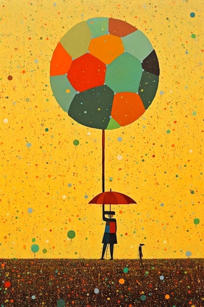 Photo illustration of umbrella