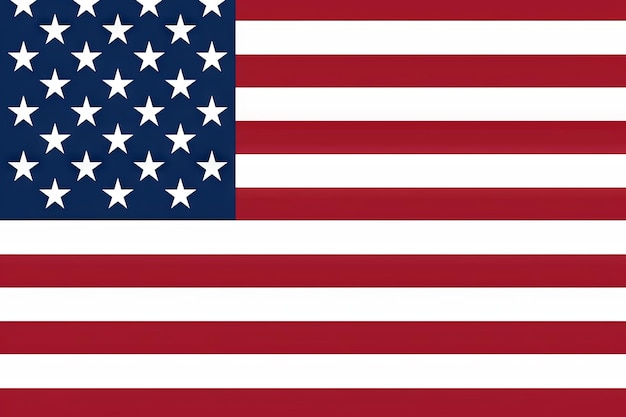 Illustration of the USA national flag