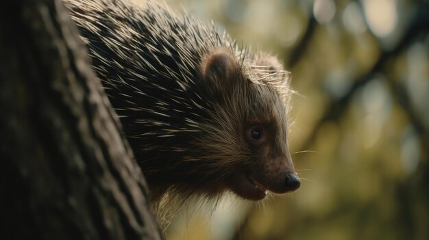 Foto illustrazione di vari tipi di animali che vivono nella foresta