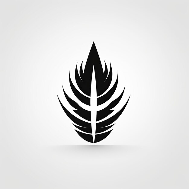 illustration of vector illustration of tribal feathers logo in the