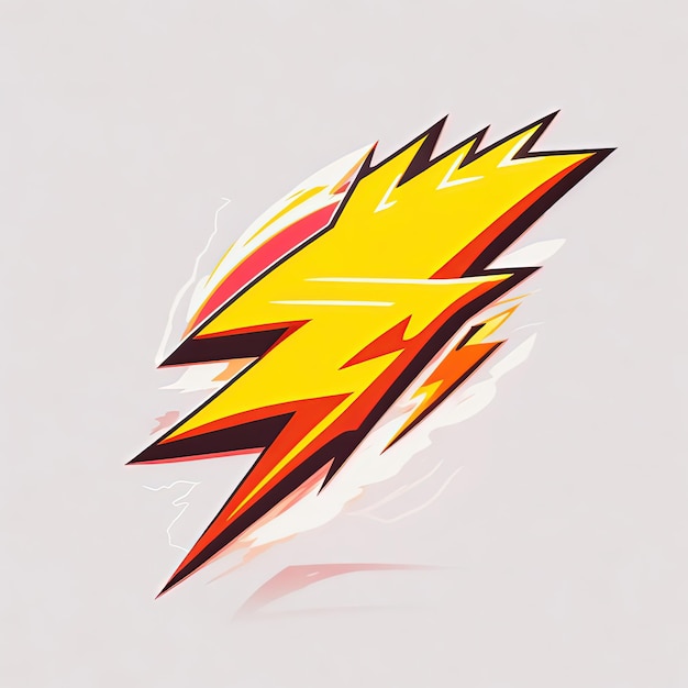 illustration vector Lightning and thunder
