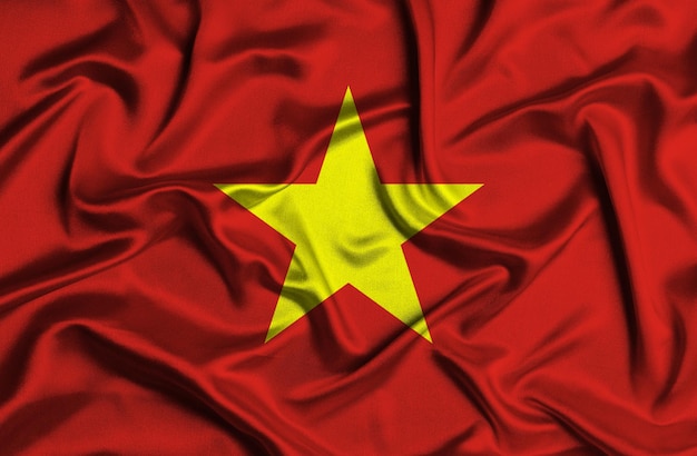 Illustration of vietnam flag