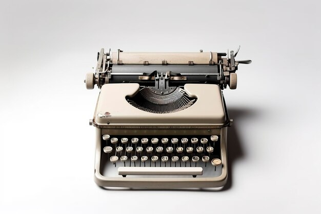 illustration vintage typewriter generative ai