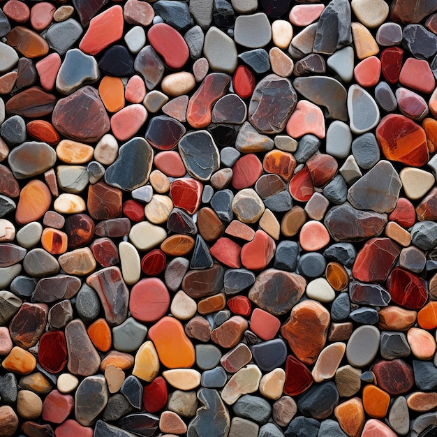 illustration of wall made from colorful stones Sinny material