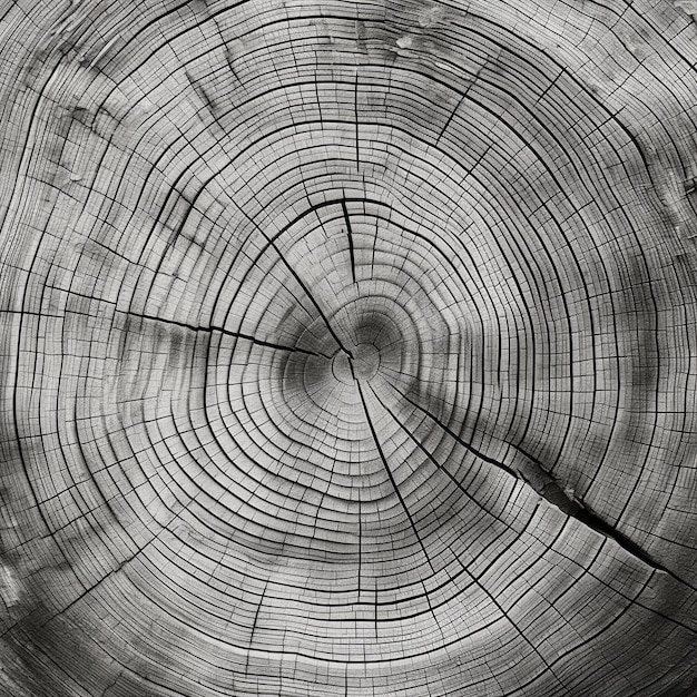 illustration of Warm gray cut wood texture Detailed black and white