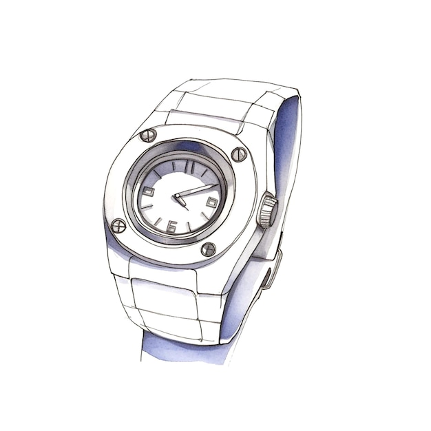 Photo illustration of watch