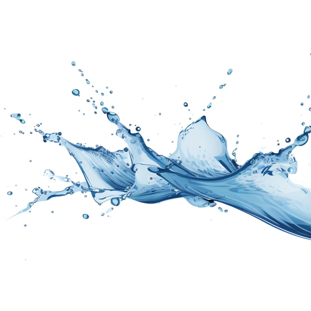 Photo illustration of water splash