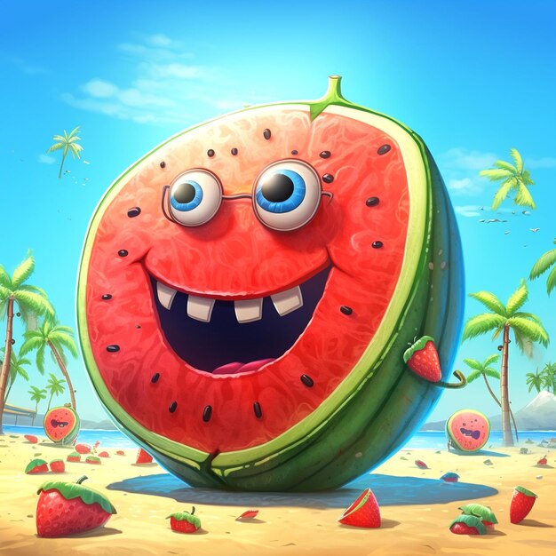 Illustration of watermelon