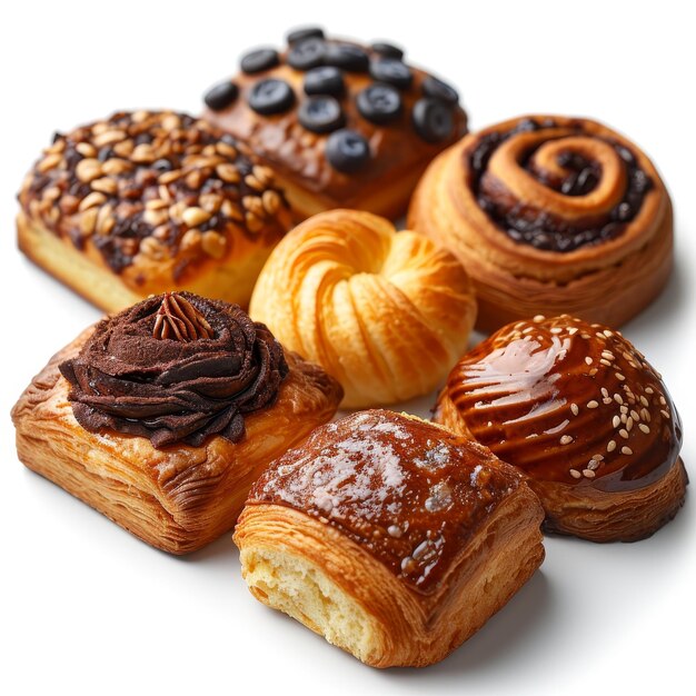 Photo illustration white enviro with delicious pastries