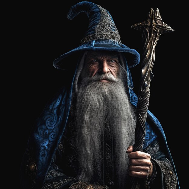 Photo illustration of wizard