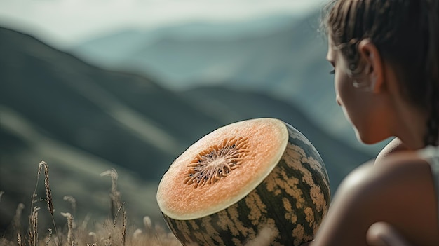 Illustration of World Melon Day