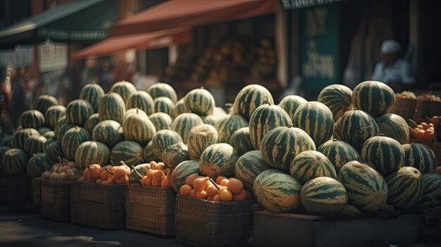 Illustration of World Melon Day