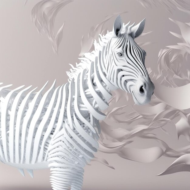 Photo illustration of zebra