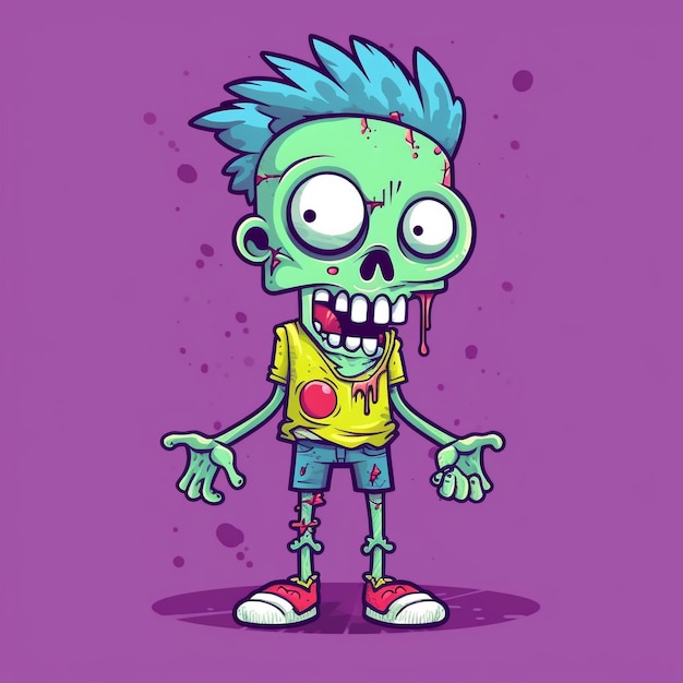 Premium AI Image | Illustration of zombie