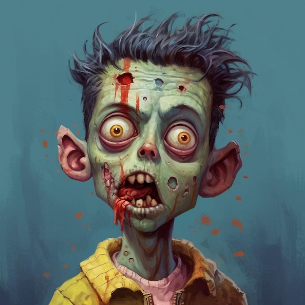 Foto illustrazione dello zombie