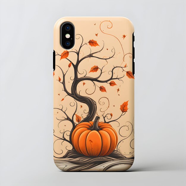 illustrationHalloween style phone case