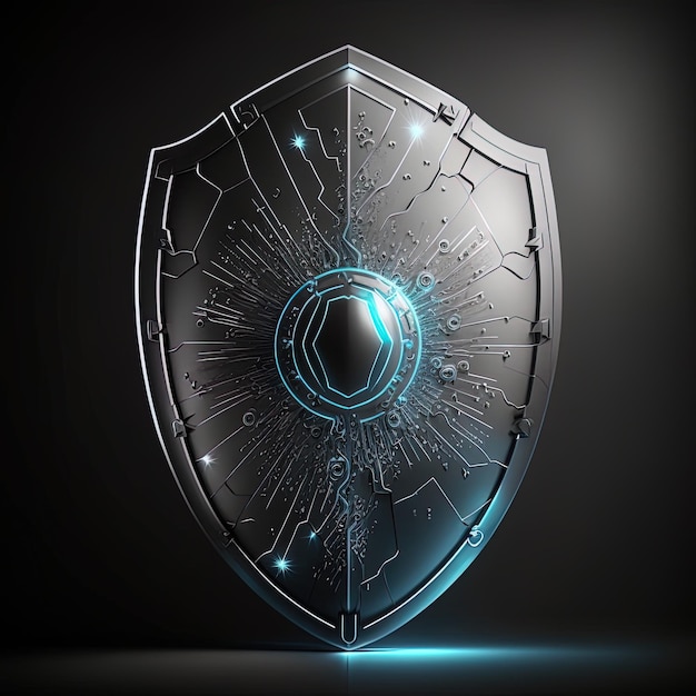 Photo illustrations of shield protection