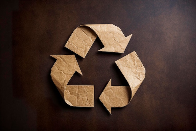Illustrative recycling symbol
