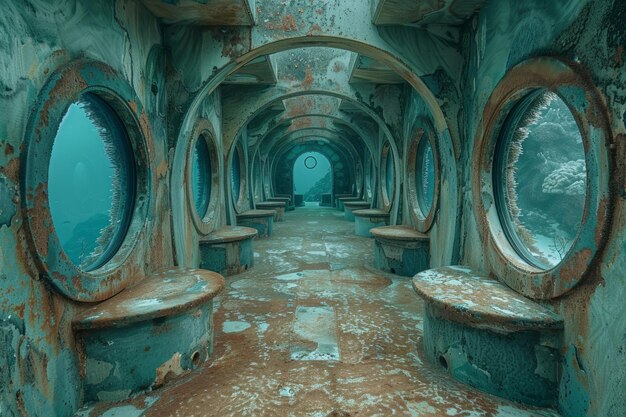 An image of the Atlantean observatory a complex of mirrors and lenses made from polished quartz al