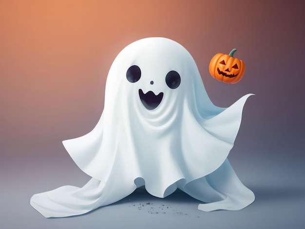 Image of the baby ghost in halloween