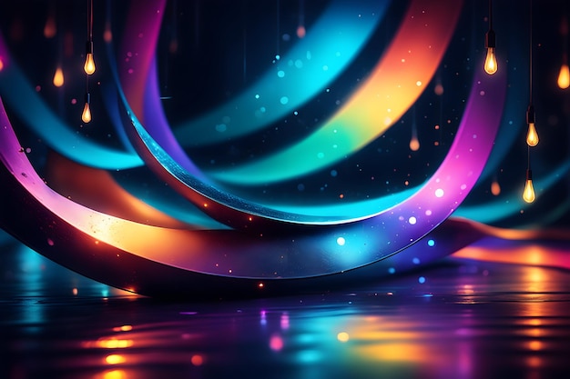 Image of a background with neon