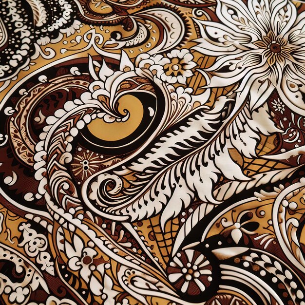 image of batik motif background