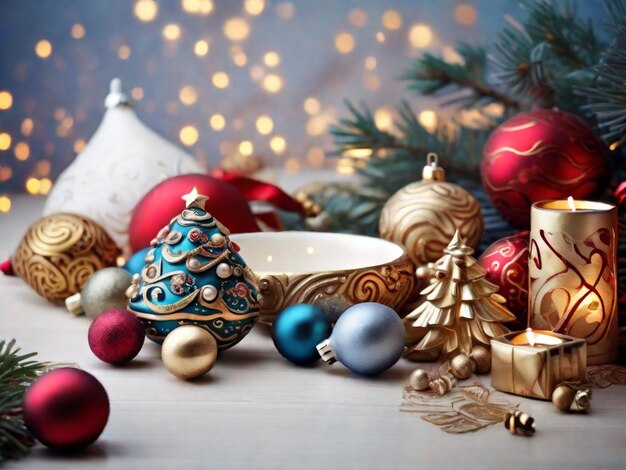 Image of beautiful festive designer Christmas