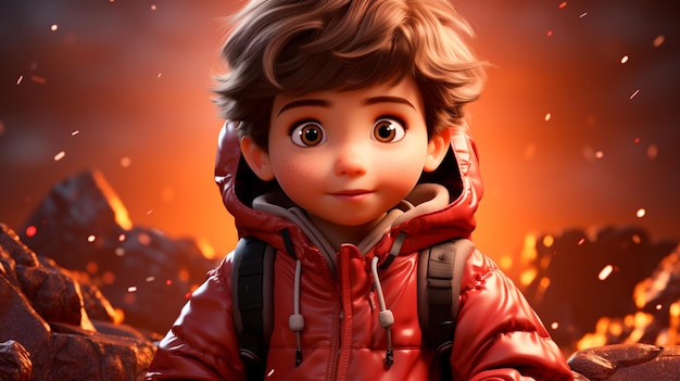 изображение красивого маленького мальчика с ангельским лицом