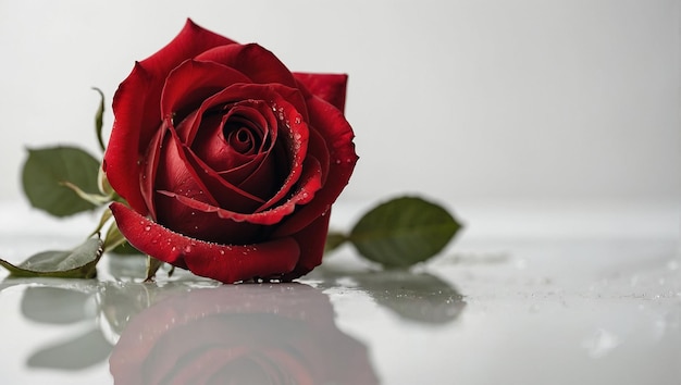 Image of a beautiful red rose 9