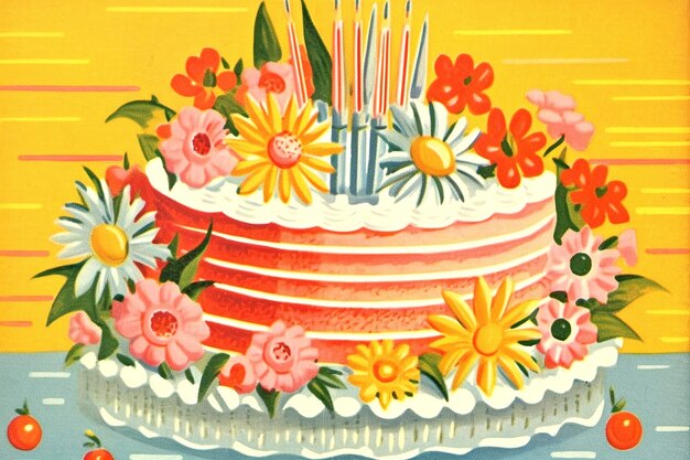 Photo image of birthday cake