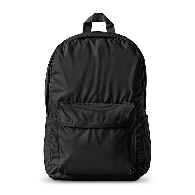 An image of a Black Backpack isolated on a white background