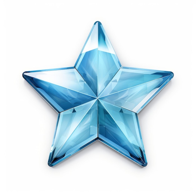 an image of a blue star on a white background