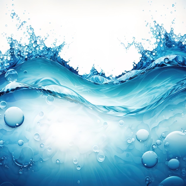 An image of a blue wave with the words " water " on it.