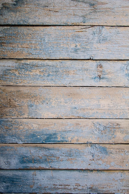 Immagine di marrone e blu vecchia struttura in legno
