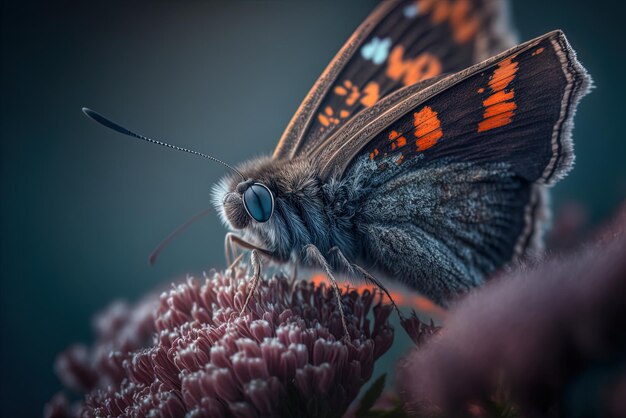 image of a butterfly perched on a flower