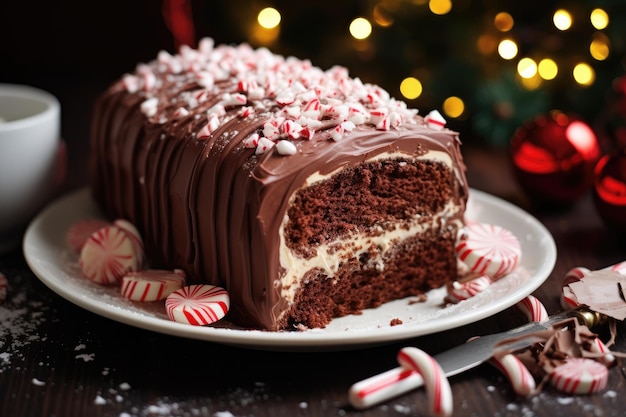 An image of cake for Christmas