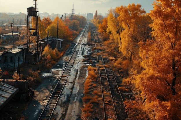 an image capturing the essence of Soviet urban life in the 1980s focusing on buildings streets and courtyards