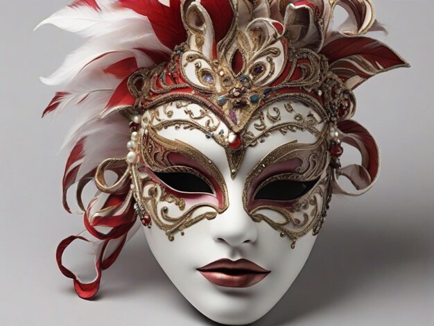 Image of a carnival mask on isolated background