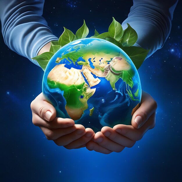 An image celebrating International Earth Day 1