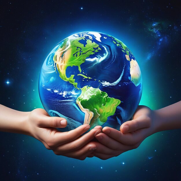An image celebrating International Earth Day 1