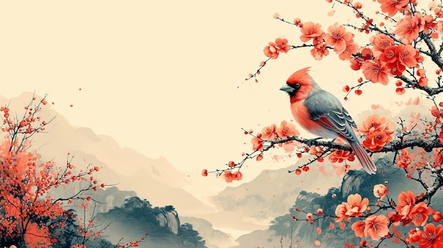 Image Of A Chinese New YearThemed Background Wallpaper