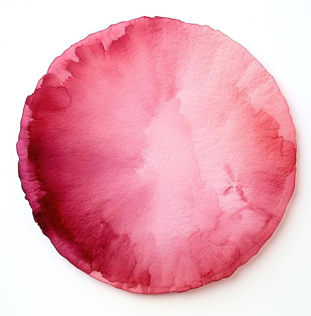 ピンクとマルーンのスタイルで塗装された円の画像