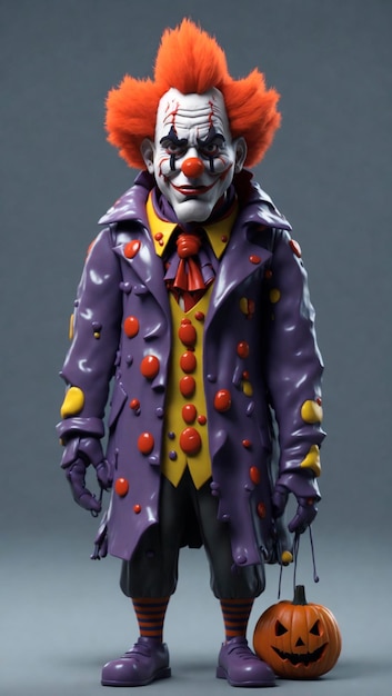 image of a clown for halloween