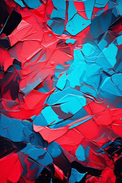 An image of a colorful abstract art with a black background