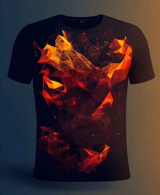 Photo image of colorful tshirt design